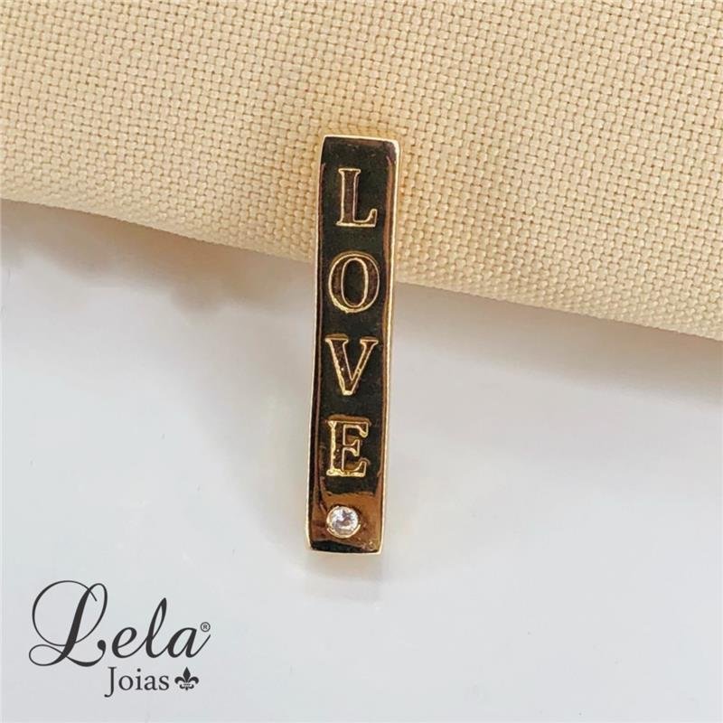 ACESSORIO PARA RELÓGIO LOVE FOLHEADO A OURO