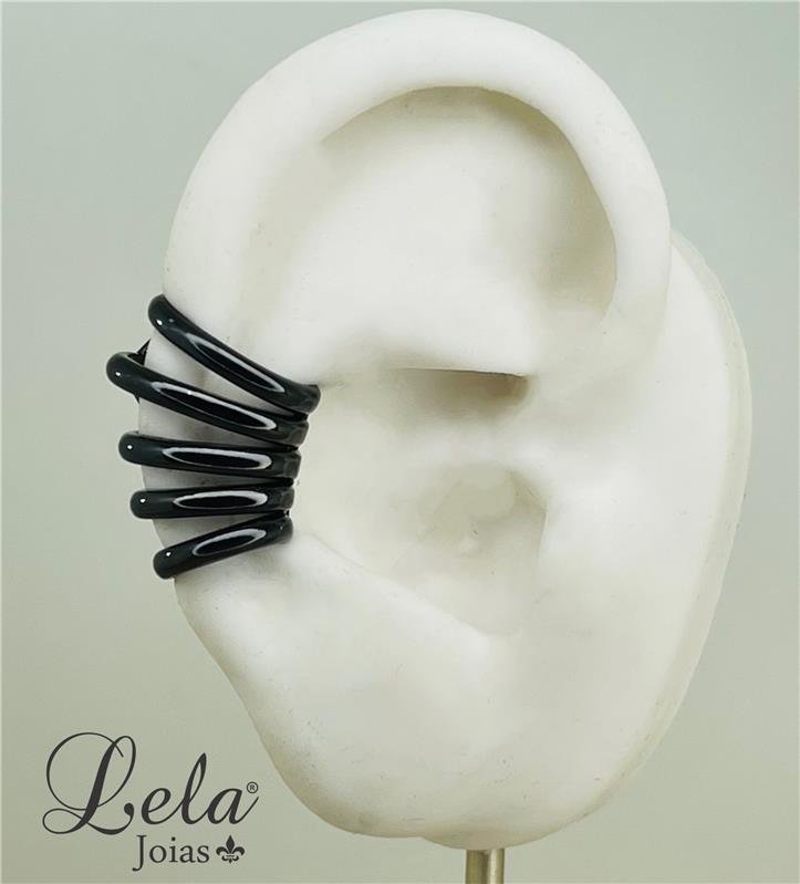 PIERCING FAKE FOLHEADO A RÓDIO NEGRO