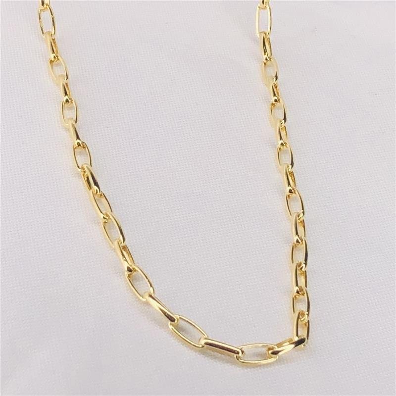 CORRENTE ELO CARTIER FOLHEADO EM OURO 18K