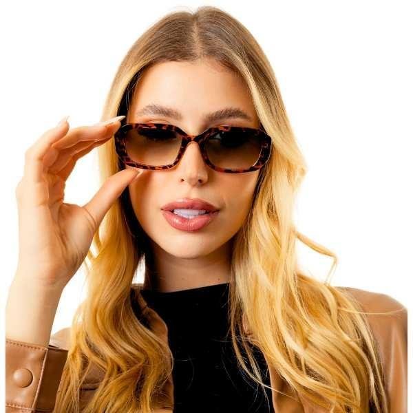 ÓCULOS DE SOL LELA JOIAS 2W1450 C5 CLASSICO - HASTES EM ACETATO ESTAMPADAS