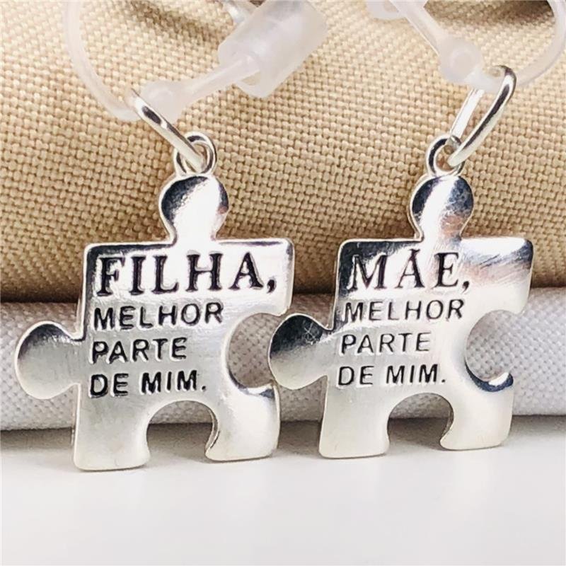 PINGENTE QUEBRA CABEÇA FILHA EM PRATA 925